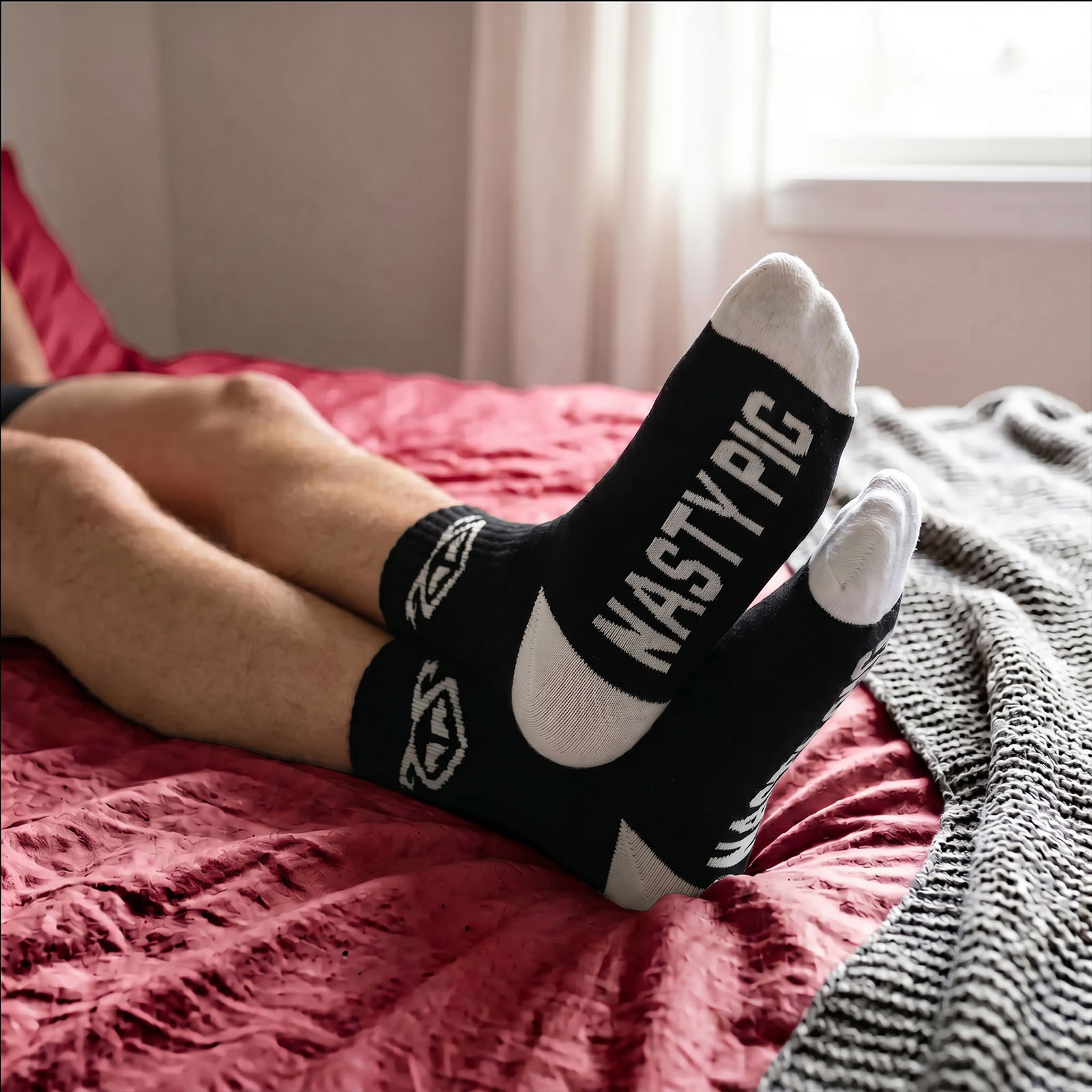 Nasty Pig Flasher Socks Rear
