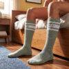Nasty Pig Hookd Up Socks Sage Green Front
