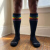 Nasty Pig Pride Sock Black Front