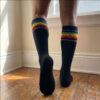 Nasty Pig Pride Sock Black Rear