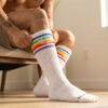 Nasty Pig Pride Sock White Front