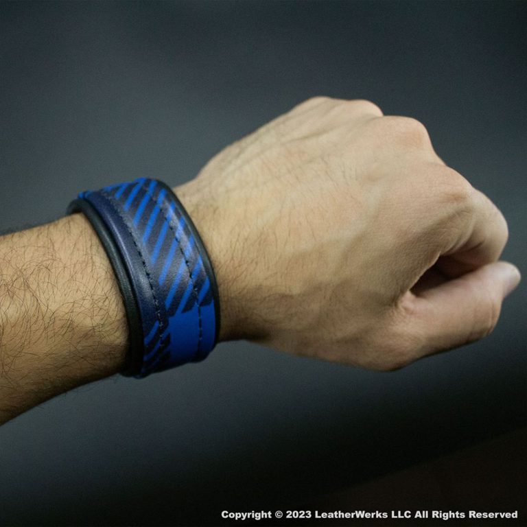 Blue Tartan Wristband