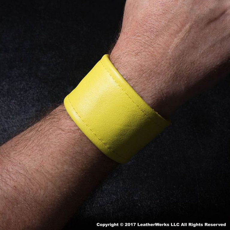2 Inch Yellow Wristband