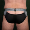 Breedwell Mister Luxe Brief Heather Gray Rear