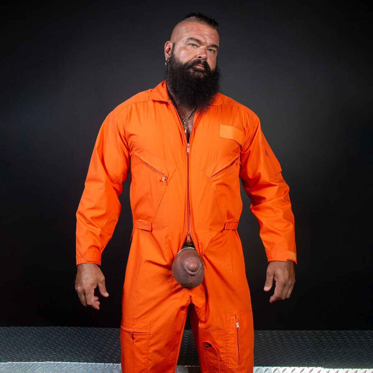 Flight Suit Orange Front