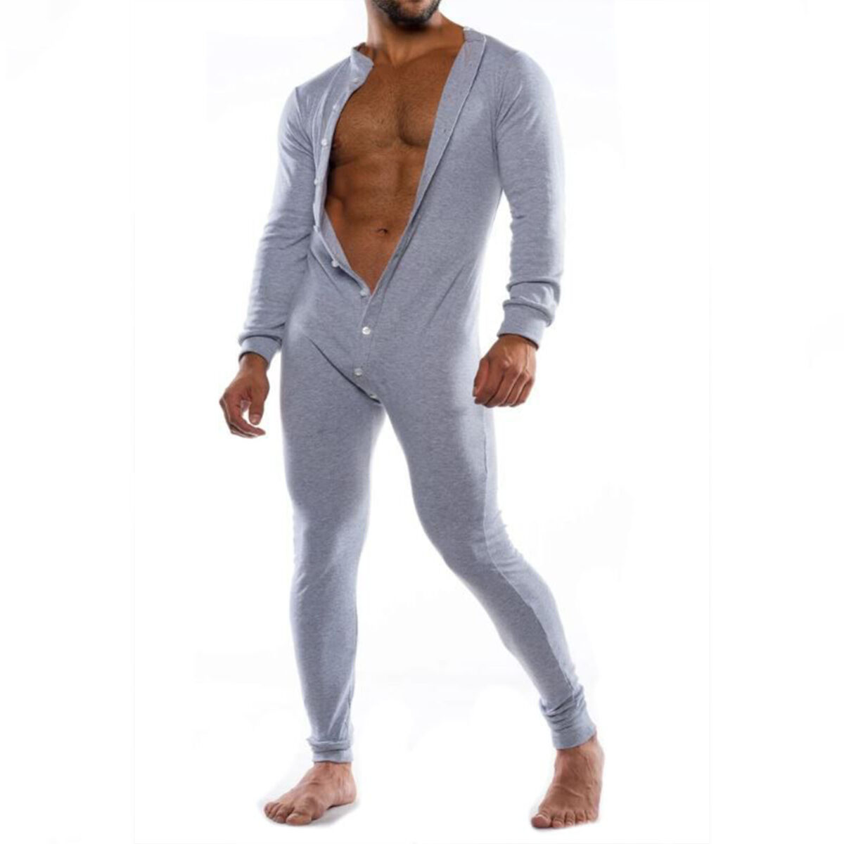 Lumber Jack Union Suit Gray