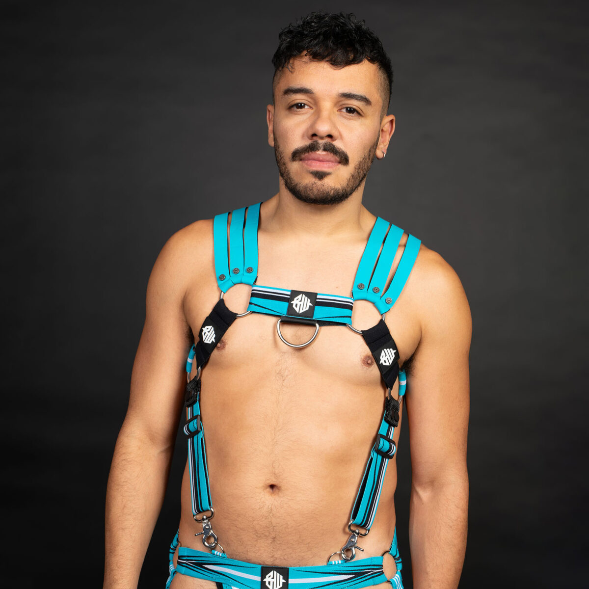 Breedwell Circuit Breaker Harness Aqua Blue Front