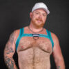Breedwell Cumdump Harness Aqua Front