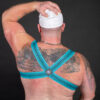 Breedwell Cumdump Harness Aqua Rear