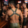 Breedwell Cumdump Harness Army Green LS Rear