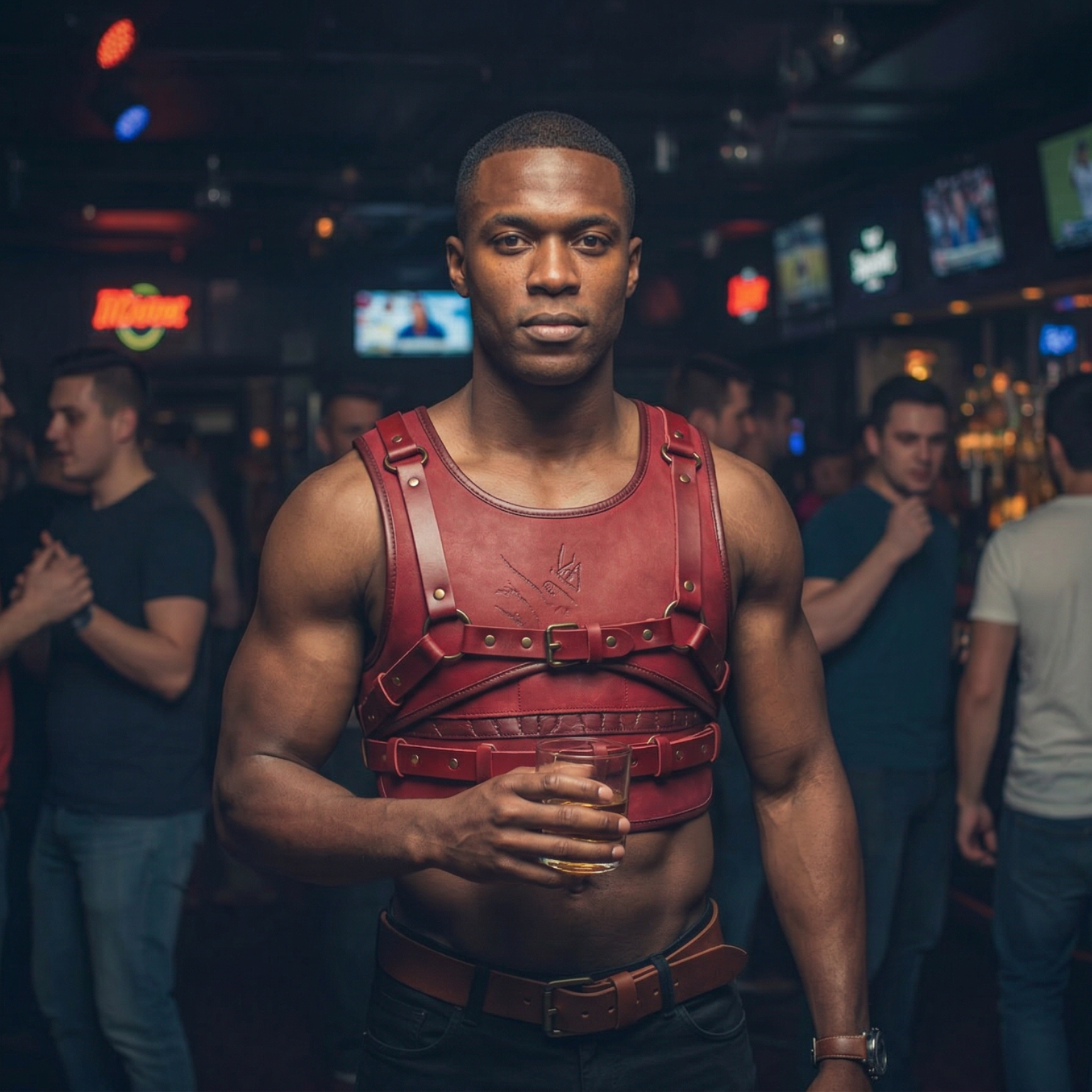 Dez Harness Red Front