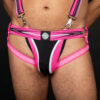 Breedwell Circuit Breaker Jock Pink Front Breedwell Circuit Breaker Jock Pink Front
