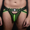 Breedwell Dickmatized Jock Neon Green Front Detail