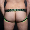 Breedwell Dickmatized Jock Neon Green Rear Detail