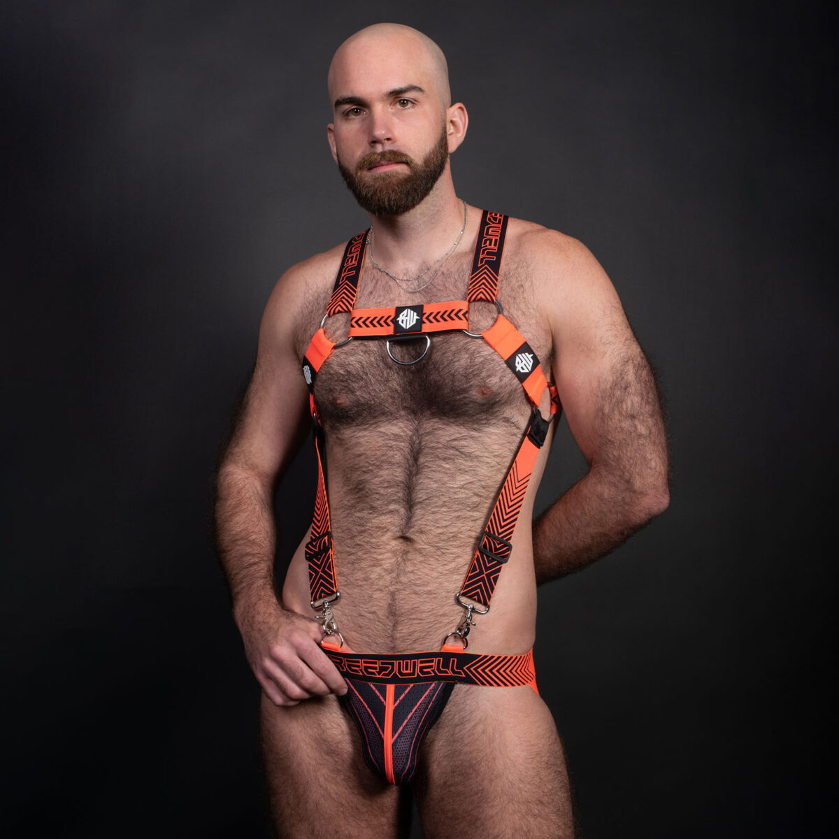 Breedwell Futura Jock Neon Orange Front