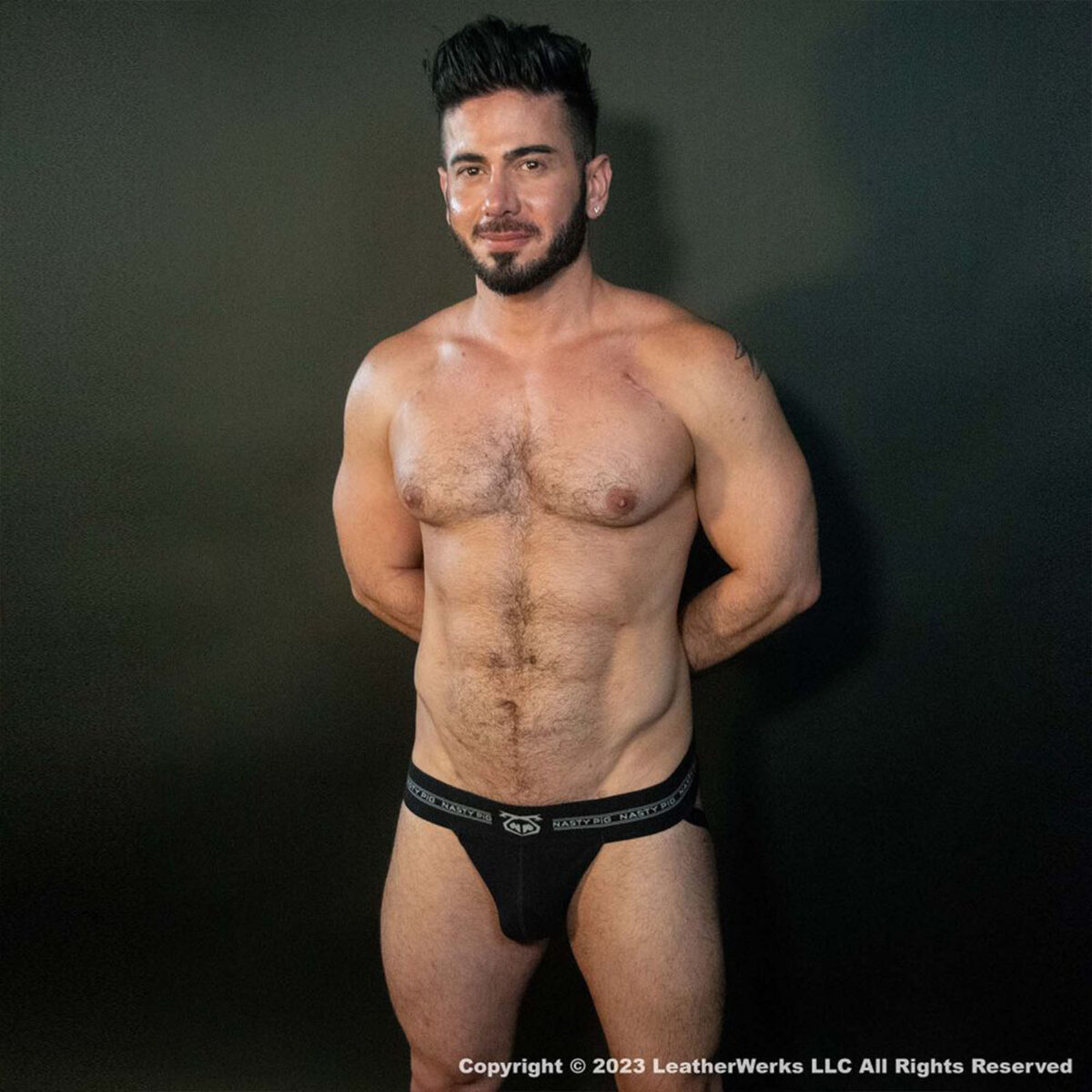 Nasty Pig Core Jock Bk Gy