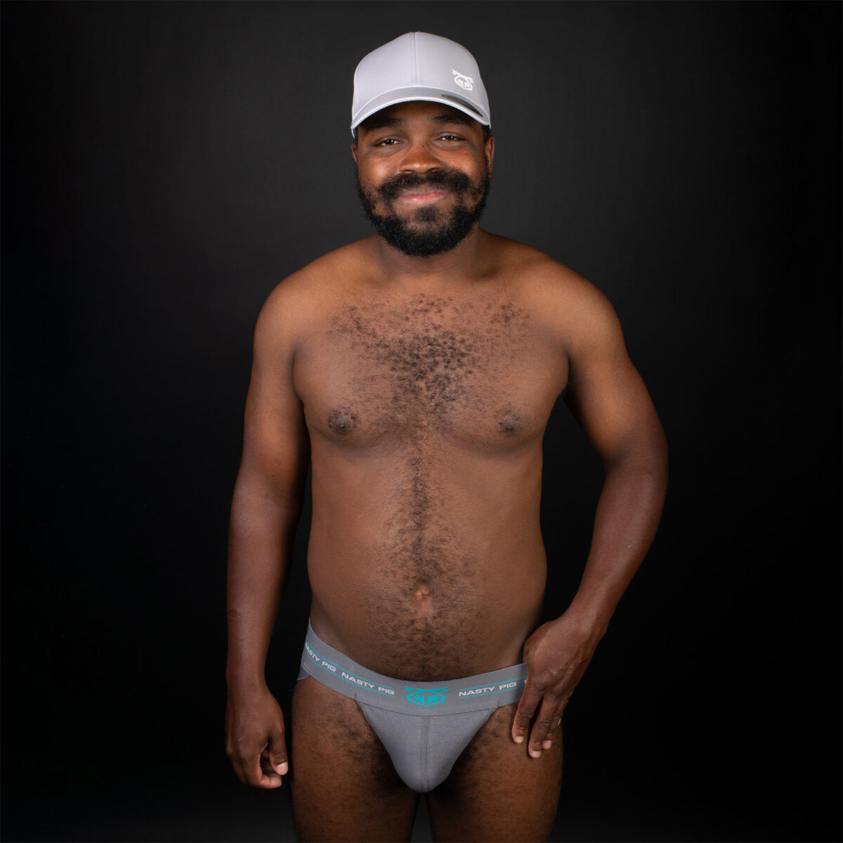 Nasty Pig Core Jock Gray Teal Front