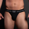 Nasty Pig Core Jock Black with Gray Front Nasty Pig Core Jock Black with Gray Front