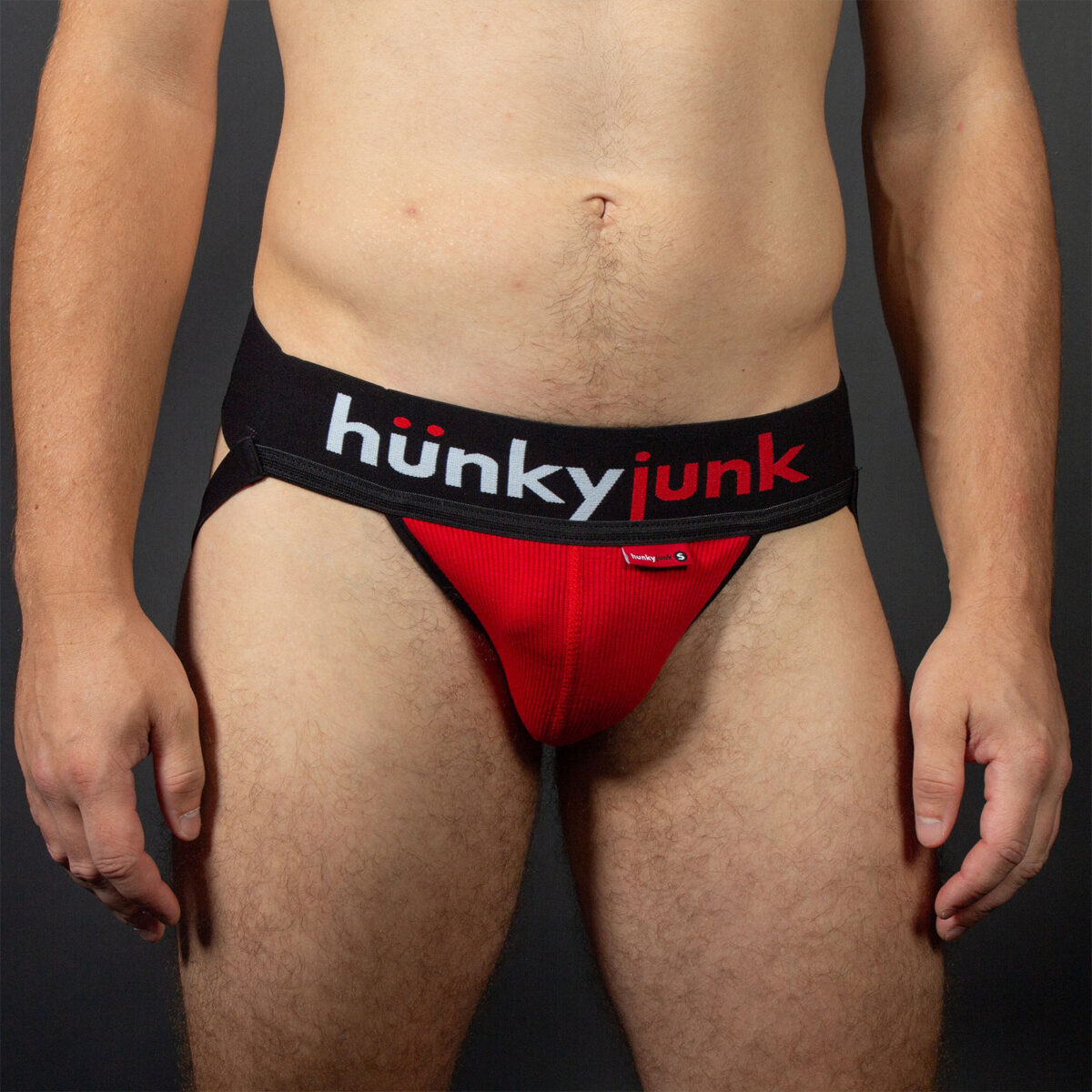 Oxjok Hunker Comfy Pouch Jock Red Hot Front