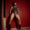 5490240X Leather Apron Short Leather Apron Short