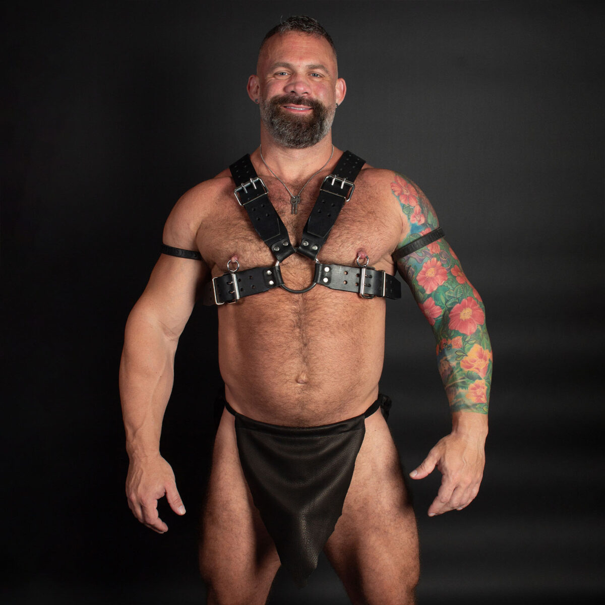 Loin Cloth Wild Black Front
