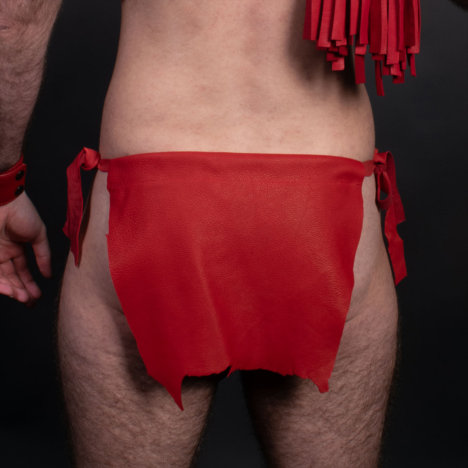 Loin Cloth Wild Red Rear Detail