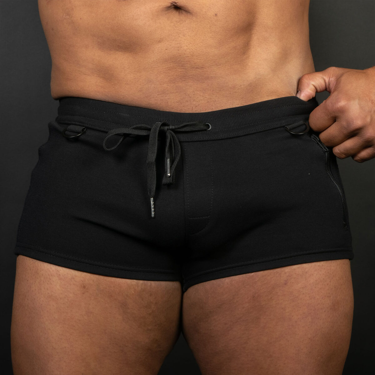 Breedwell Cockpit Shorts Black Front