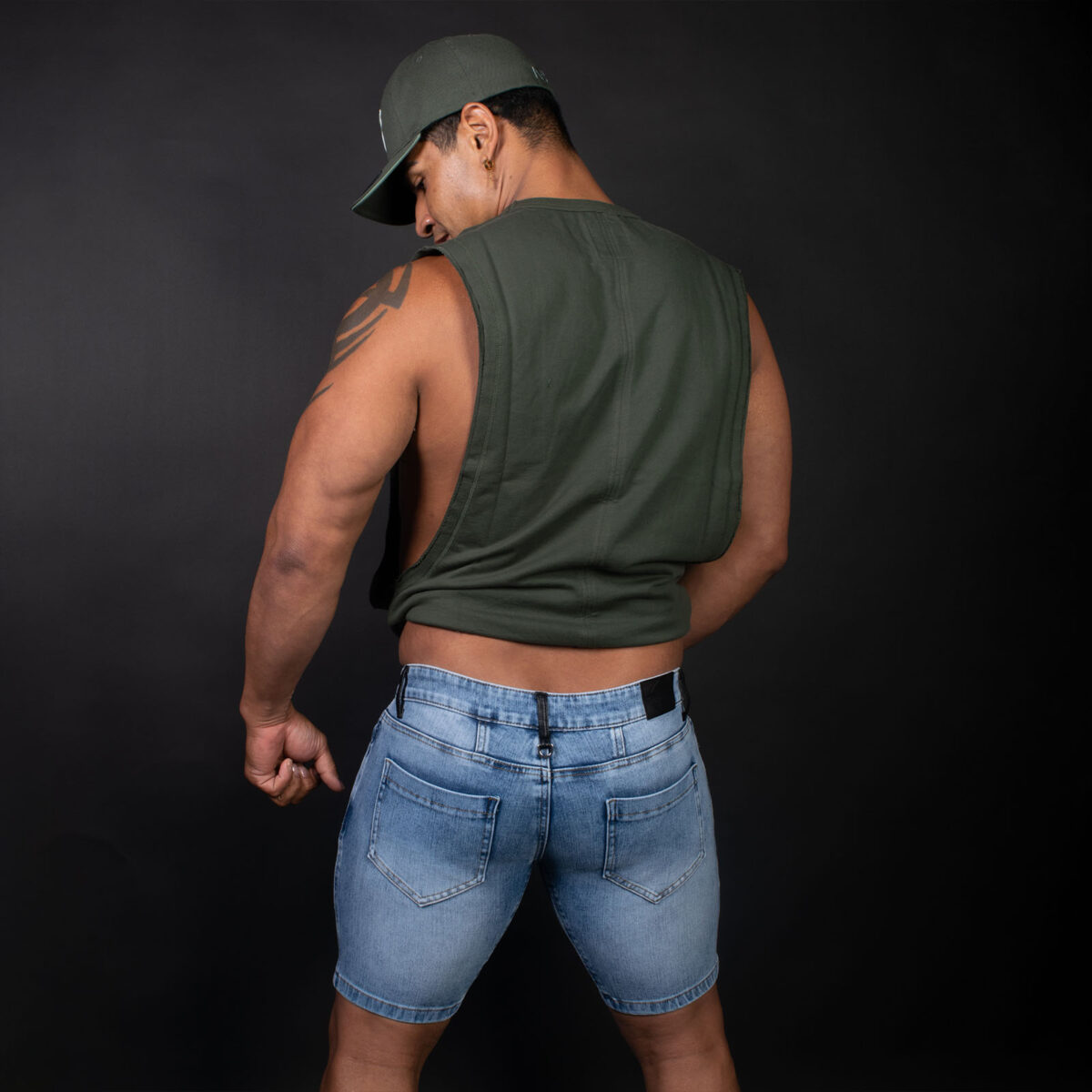 Breedwell Daddys Favorite Shorts Light Wash Rear