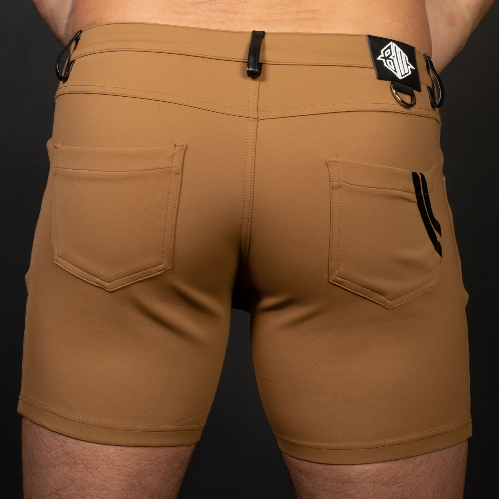 Breedwell DownLow Shorts Dark Khaki Back Breedwell DownLow Shorts Dark Khaki Back