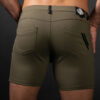 Breedwell DownLow Shorts Olive Green Back