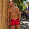 Breedwell Gymnetixxx Shorts Red Front Breedwell Gymnetixxx Shorts Red Front