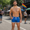 Breedwell Reto Remix Shorts Blue Front