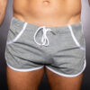 Breedwell Retro Remix Shorts Heather Gray Front