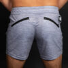 Breedwell Trade Trainer Shorts Heather Gray Back