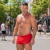 Go Softwear A J Ultra Running Shorts Bright Cardinal Front Go Softwear A J Ultra Running Shorts Bright Cardinal Front