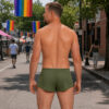 Go Softwear A J Ultra Running Shorts Olive Rear Go Softwear A J Ultra Running Shorts Olive Rear