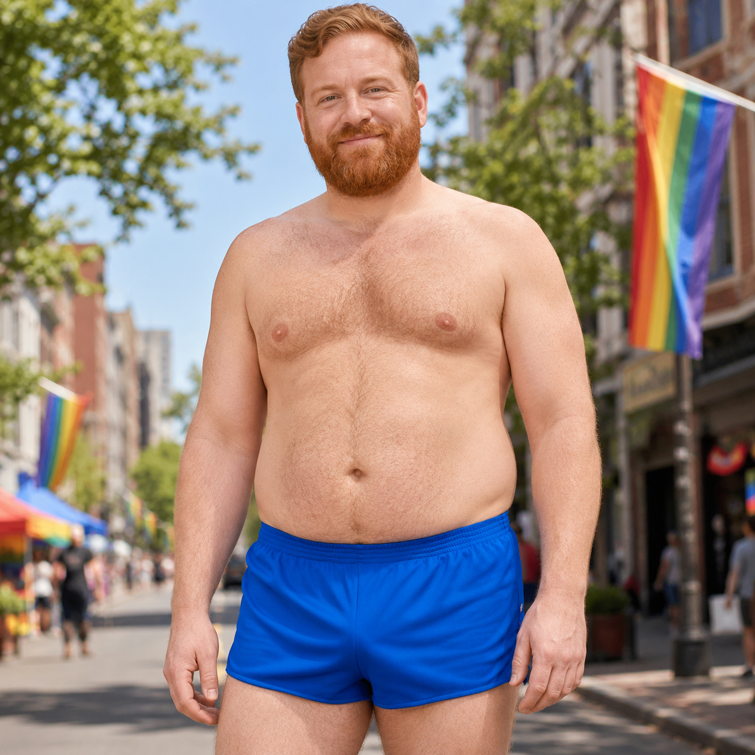 Go Softwear A J Ultra Running Shorts Royal Blue Front Go Softwear A J Ultra Running Shorts Royal Blue Front