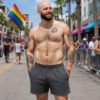 Go Softwear LA Wash French Terry Shorts Steel Gray Front