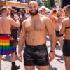 Kookie Perforated Side Shorts Front