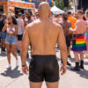 Kookie Perforated Side Shorts Rear