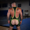 Breedwell After Dark Singlet Green Rear