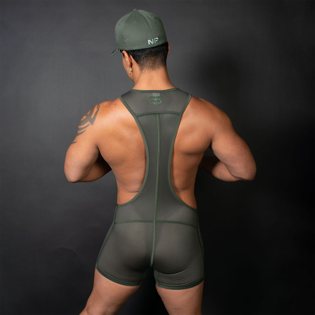 Nasty Pig Topographic Singlet Rear