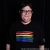 Rainbow Brushstroke Pride T Shirt Lifestyle