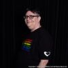 Rainbow Brushstroke Pride T Shirt Side