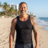 Go Softwear Rib Tank Top Black Front