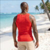 Go Softwear Rib Tank Top Calypso Coral Back