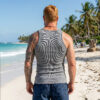Go Softwear Rib Tank Top Charcoal Rear