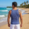 Go Softwear Rib Tank Top Deep Periwinkle Rear