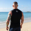 LeatherWerks Muscle Tank Black Rear