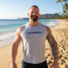 LeatherWerks Muscle Tank Gray Lifestyle